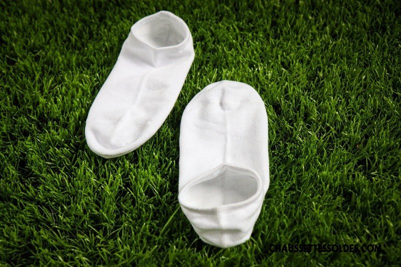 Chaussette Basse Homme Chaussette Courte Matelassé Printemps Mouvement Été Chaussette Basse Coupée Gris