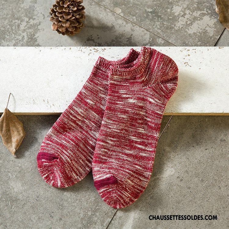 Chaussette Basse Homme Chaussettes En Coton Chaussette Basse Coupée Nouvelles Arrivées Absorber La Sueur Pure Gris Foncé
