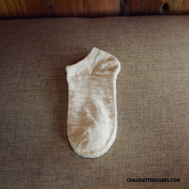 Chaussette Basse Homme Chaussettes En Coton Yarn Chaussette Basse Coupée Respirant Bambou Rose