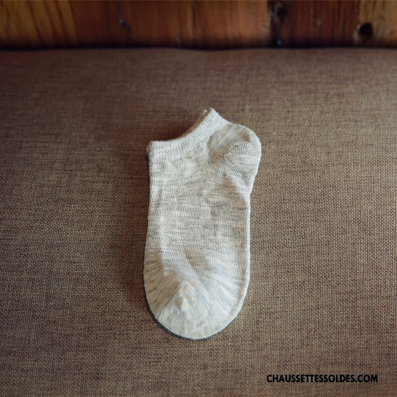 Chaussette Basse Homme Chaussettes En Coton Yarn Chaussette Basse Coupée Respirant Bambou Rose