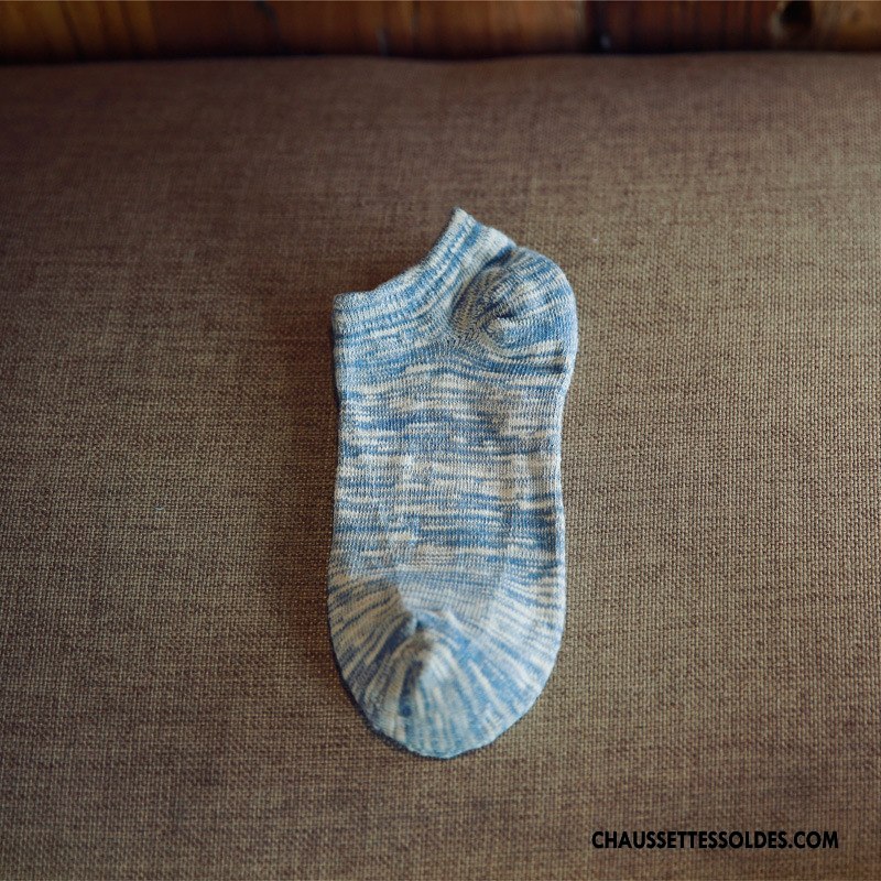 Chaussette Basse Homme Chaussettes En Coton Yarn Chaussette Basse Coupée Respirant Bambou Rose