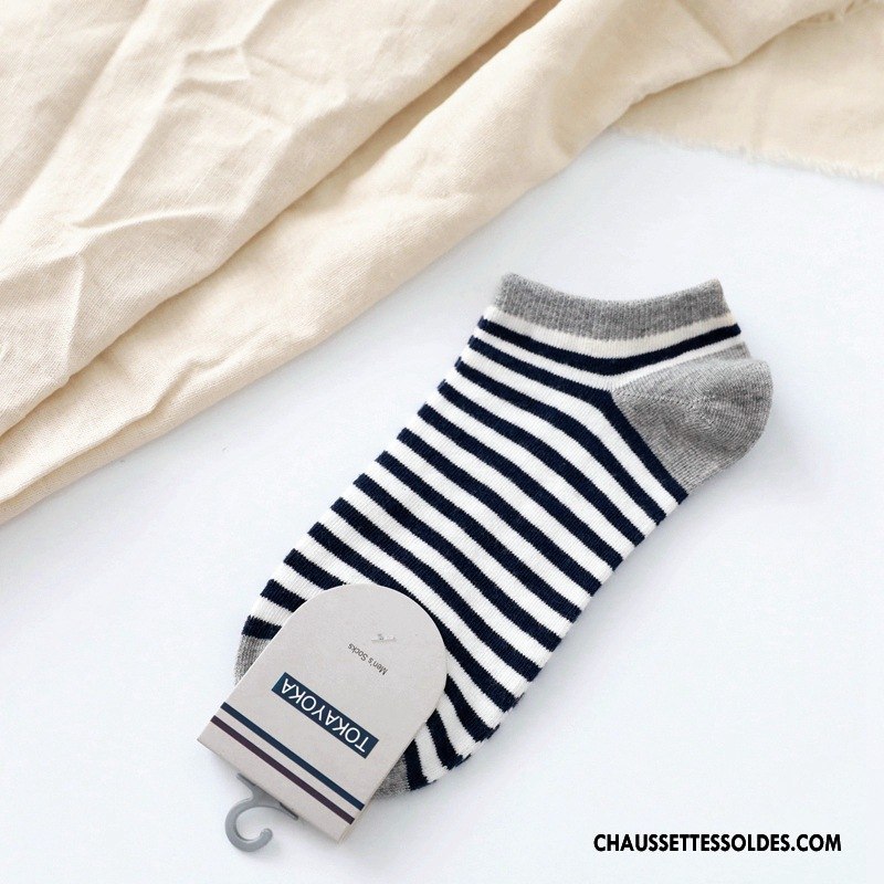Chaussette Basse Homme Coton Bio 100% Coton Chaussette Basse Coupée Qualité Livraison Gratuite Nouveau Gris