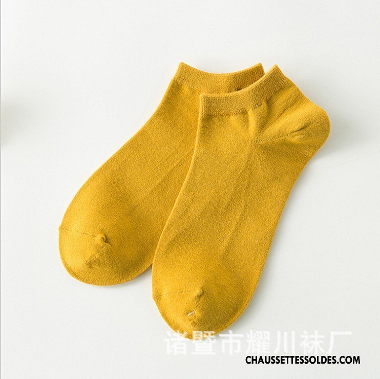 Chaussette Basse Homme Coton Bio Chaussette Basse Coupée Nouvelles Arrivées Qualité 100% Coton Rouge