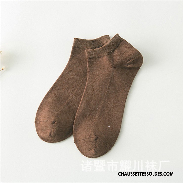 Chaussette Basse Homme Coton Bio Chaussette Basse Coupée Nouvelles Arrivées Qualité 100% Coton Rouge