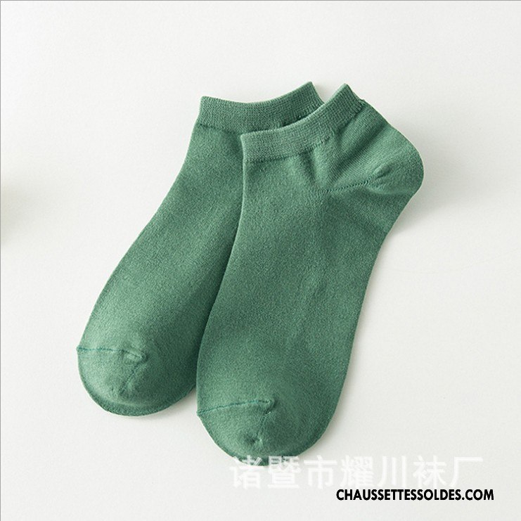 Chaussette Basse Homme Coton Bio Chaussette Basse Coupée Nouvelles Arrivées Qualité 100% Coton Rouge