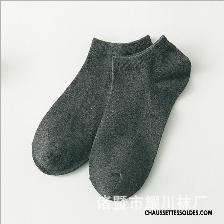 Chaussette Basse Homme Coton Bio Chaussette Basse Coupée Nouvelles Arrivées Qualité 100% Coton Rouge
