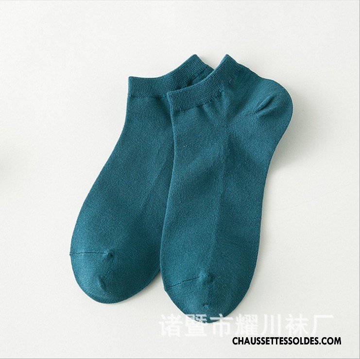 Chaussette Basse Homme Coton Bio Chaussette Basse Coupée Nouvelles Arrivées Qualité 100% Coton Rouge