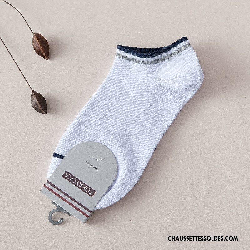 Chaussette Basse Homme Coton Bio Livraison Gratuite Chaussette Basse Coupée Qualité Rayé Gris
