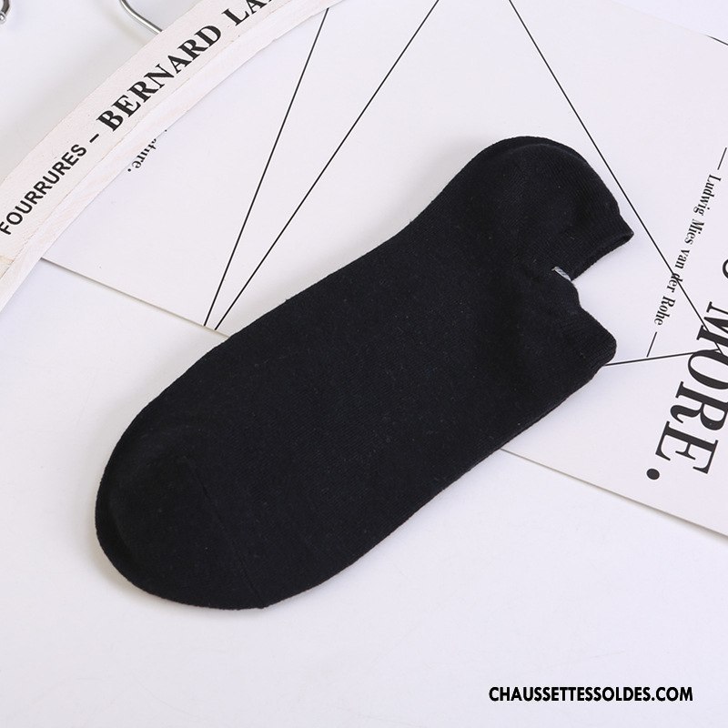 Chaussette Basse Homme Courte Chaussette Courte Chaussette Basse Coupée Invisible Confortable 100% Coton Pure Gris Clair