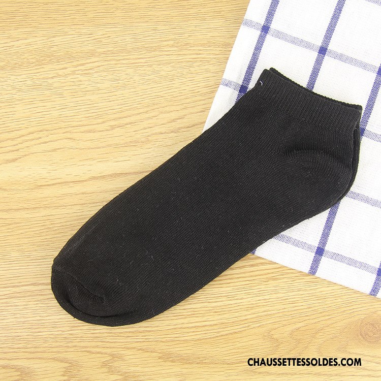 Chaussette Basse Homme Femme Chaussette Basse Coupée Tous Les Assortis Mouvement Été Lovers Pure Gris