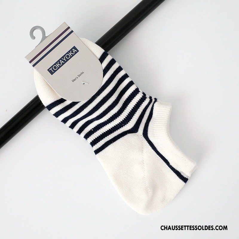Chaussette Basse Homme Gros Livraison Gratuite Matelassé Coton Bio Mouvement Chaussette Basse Coupée Blanc