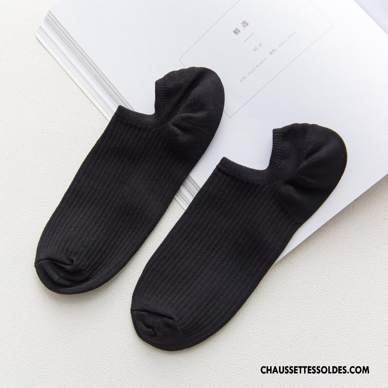 Chaussette Basse Homme Invisible Chaussette Basse Coupée Absorber La Sueur Séchage Rapide Mouvement Respirant Pure Bleu