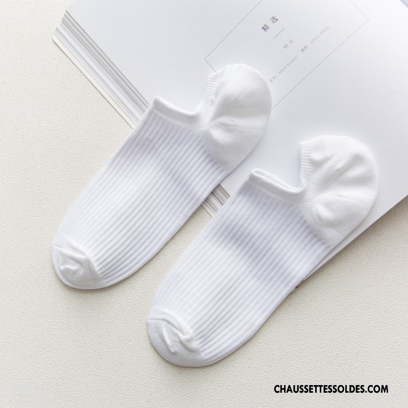 Chaussette Basse Homme Invisible Chaussette Basse Coupée Absorber La Sueur Séchage Rapide Mouvement Respirant Pure Bleu