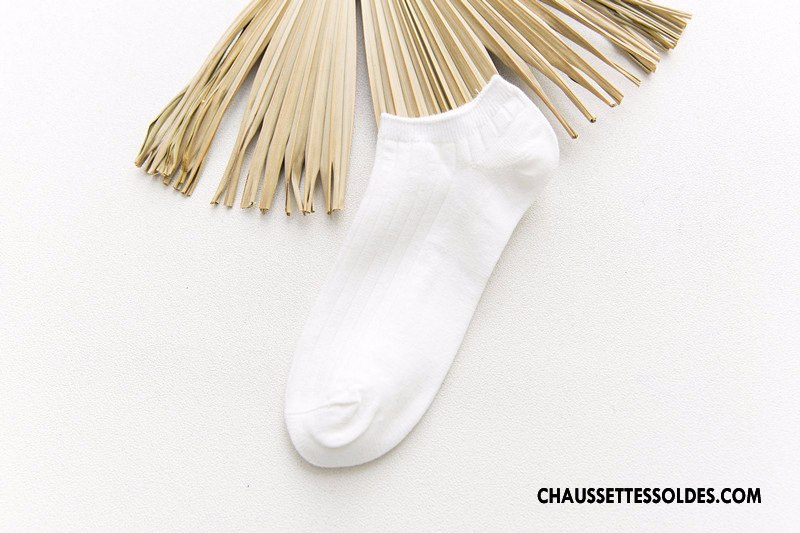 Chaussette Basse Homme Le Nouveau Renforcé 100% Coton Yarn Anti-odeur Chaussette Courte Multicolore