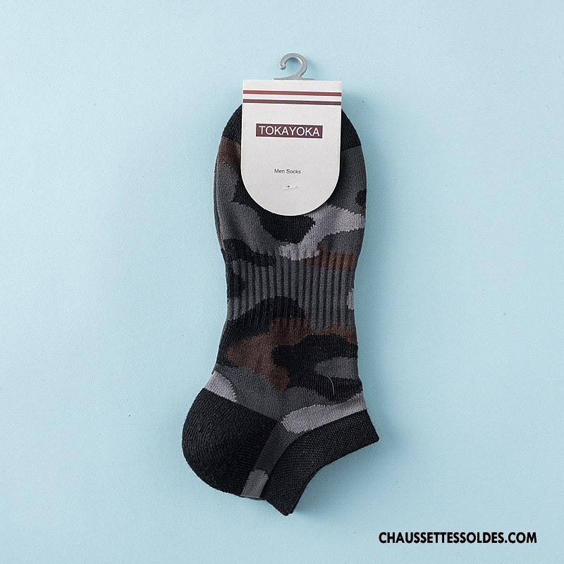 Chaussette Basse Homme Livraison Gratuite Camouflage Chaussette Basse Coupée Serviette Manuel Yarn Vert