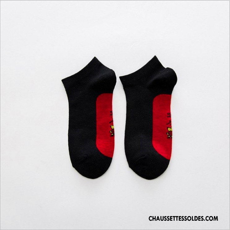 Chaussette Basse Homme Livraison Gratuite Matelassé Petit Gros Chaussette Basse Coupée Chaussettes En Coton Rouge
