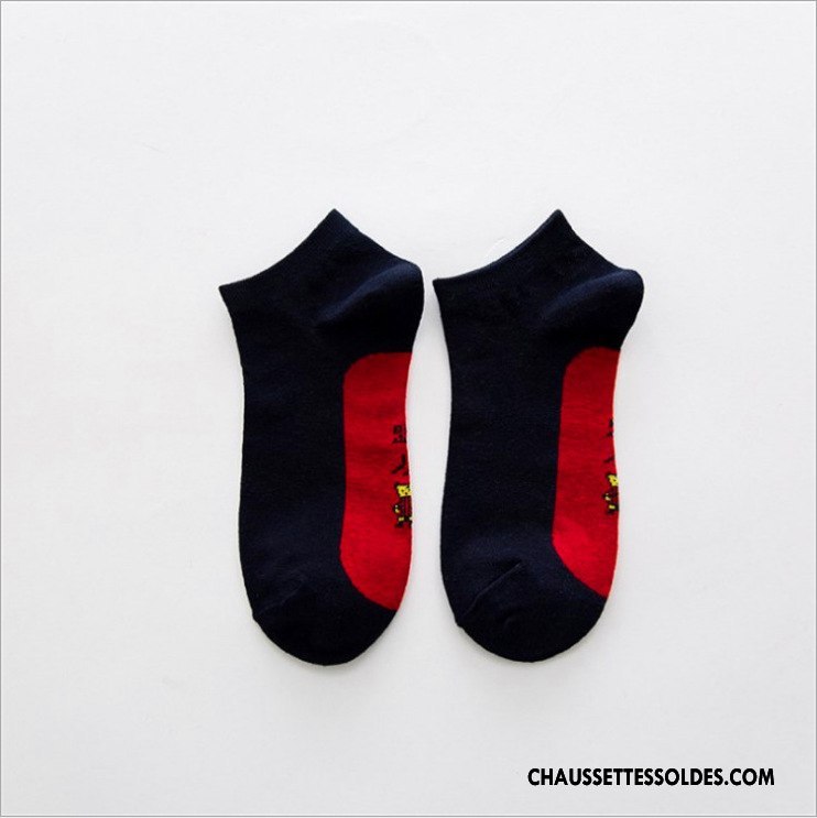 Chaussette Basse Homme Livraison Gratuite Matelassé Petit Gros Chaussette Basse Coupée Chaussettes En Coton Rouge