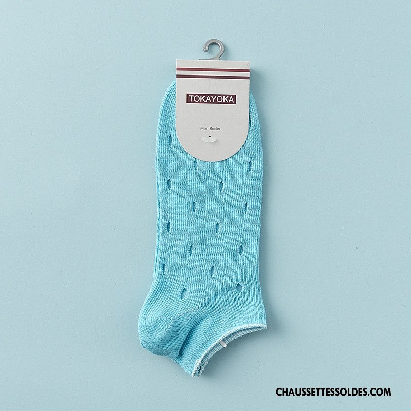 Chaussette Basse Homme Livraison Gratuite Personnalité Manuel Chaussette Basse Coupée Coton Bio Bleu