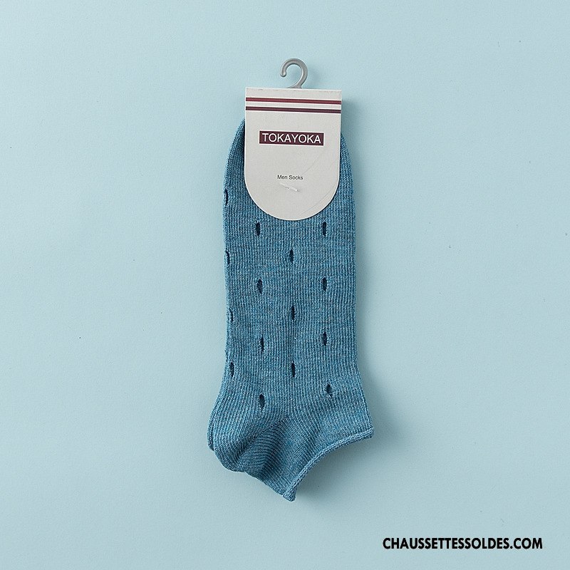 Chaussette Basse Homme Livraison Gratuite Personnalité Manuel Chaussette Basse Coupée Coton Bio Bleu
