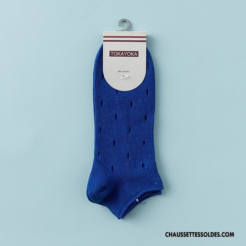 Chaussette Basse Homme Livraison Gratuite Personnalité Manuel Chaussette Basse Coupée Coton Bio Bleu