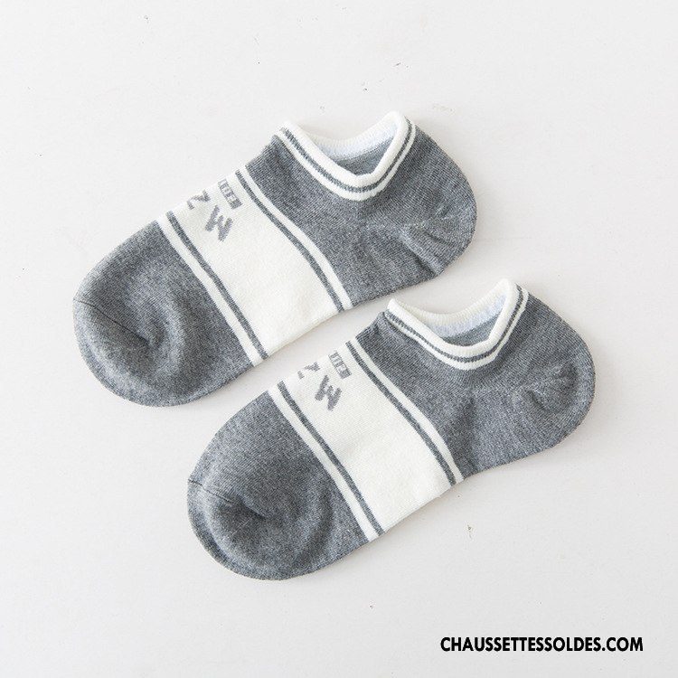 Chaussette Basse Homme Printemps Chaussettes En Coton Créatif Casual Chaussette Basse Coupée Été Vert