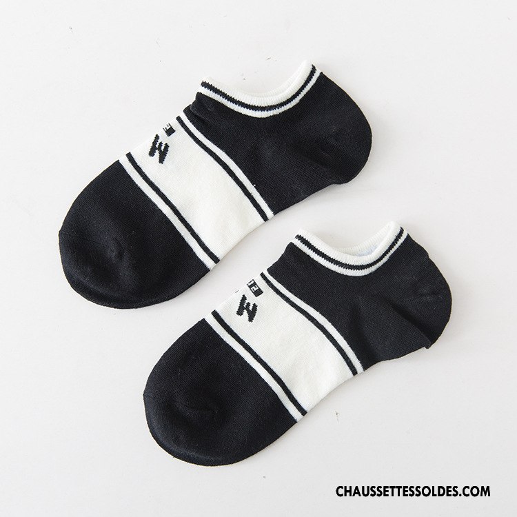 Chaussette Basse Homme Printemps Chaussettes En Coton Créatif Casual Chaussette Basse Coupée Été Vert