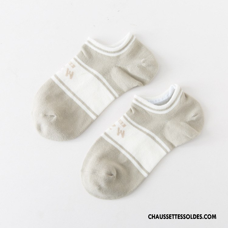 Chaussette Basse Homme Printemps Chaussettes En Coton Créatif Casual Chaussette Basse Coupée Été Vert