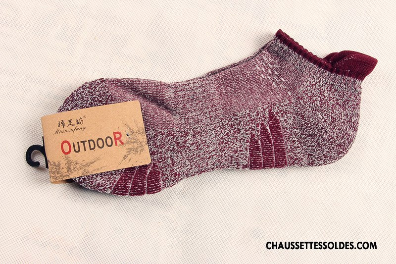 Chaussette Basse Homme Running Mouvement Escalade Chaussette Basse Coupée Respirant Chaussettes En Coton Bleu