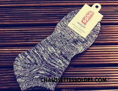 Chaussette Basse Homme Style National Beige Chaussette Basse Coupée Yarn Tendance