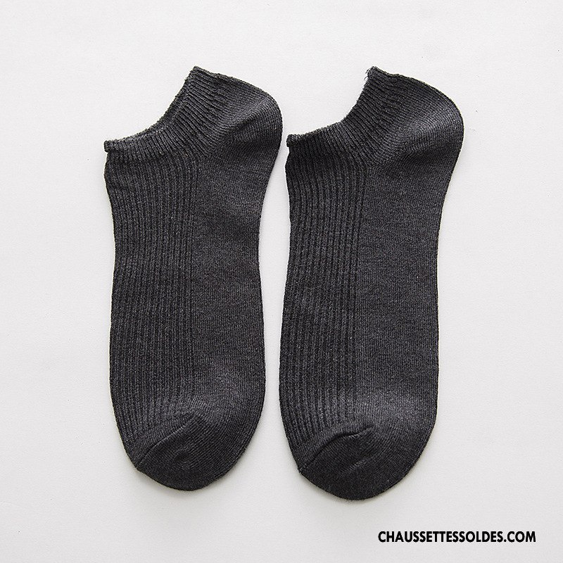 Chaussette Basse Homme Élasticité L'absorption D'humidité L'automne Été Tendance Coton Bio