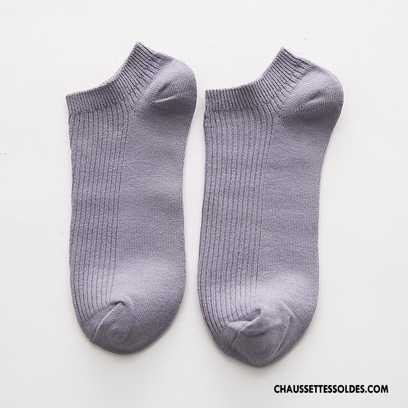 Chaussette Basse Homme Élasticité L'absorption D'humidité L'automne Été Tendance Coton Bio