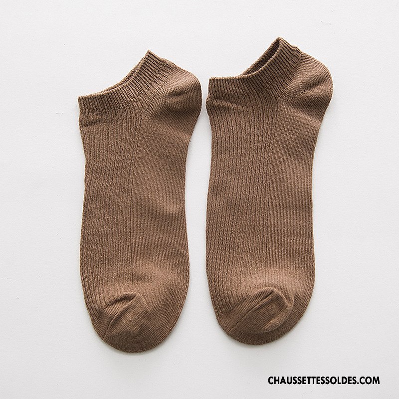 Chaussette Basse Homme Élasticité L'absorption D'humidité L'automne Été Tendance Coton Bio