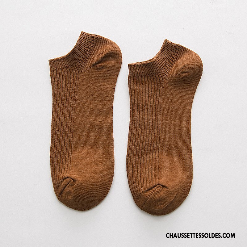 Chaussette Basse Homme Élasticité L'absorption D'humidité L'automne Été Tendance Coton Bio