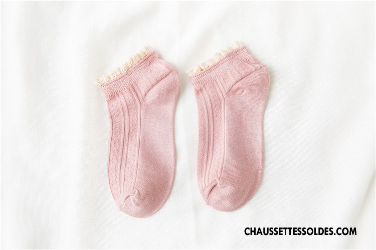 Chaussettes Courtes Femme 100% Coton Fleurs Été Coton Bio Nouvelles Arrivées Printemps Blanc