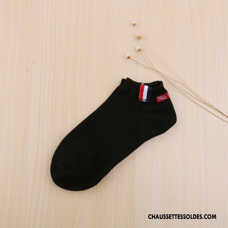 Chaussettes Courtes Femme 100% Coton Simple Classique Printemps Chaussette Courte Dame Pure Gris Clair