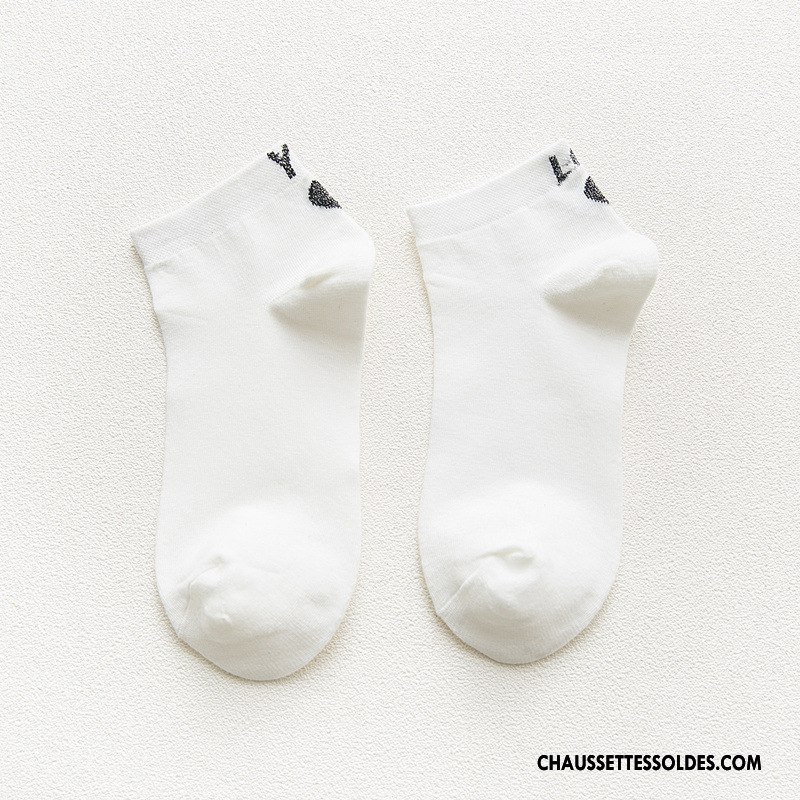 Chaussettes Courtes Femme Amour Nouvelles Arrivées Art Lettre Élève Basse Noir Clair