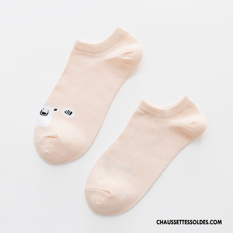 Chaussettes Courtes Femme Animal Chaussettes En Coton Le Nouveau L'automne Dessin Animé Dame Gris