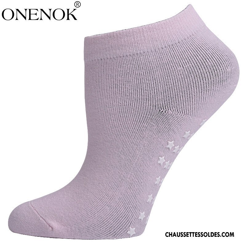 Chaussettes Courtes Femme Antidérapant Chaussettes En Coton Mouvement Yoga Dame Absorber La Sueur Gris