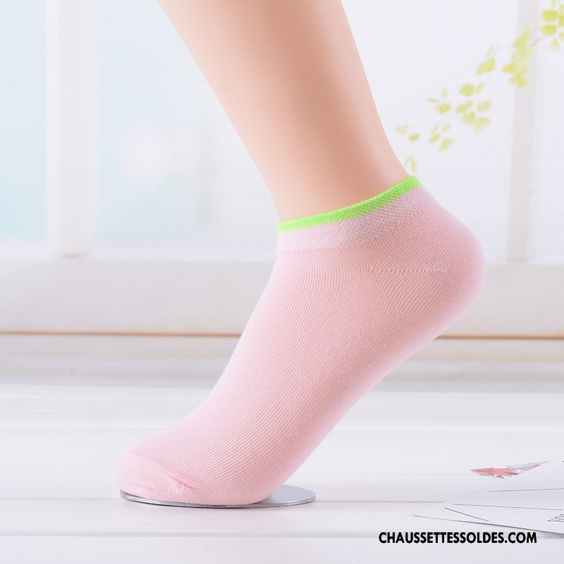 Chaussettes Courtes Femme Basse Chaussette Basse Coupée Casual Invisible Dame Chaussette Courte Couleurs De Bonbons Pure Or Clair