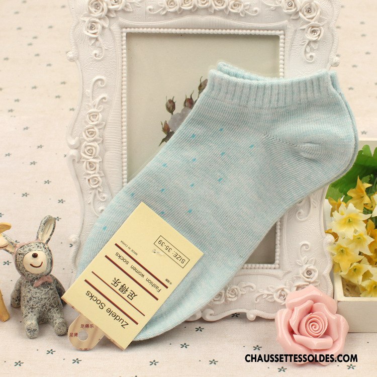 Chaussettes Courtes Femme Chaussette Basse Coupée 100% Coton Mince Été Violet