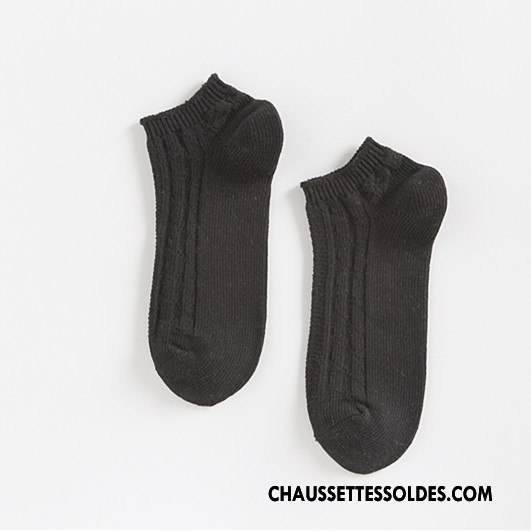 Chaussettes Courtes Femme Chaussette Basse Coupée Art Printemps Rétro Élève Nouvelles Arrivées Rose Clair