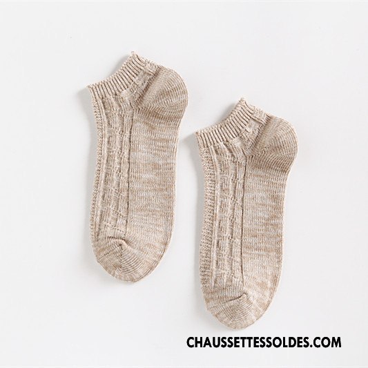 Chaussettes Courtes Femme Chaussette Basse Coupée Art Printemps Rétro Élève Nouvelles Arrivées Rose Clair