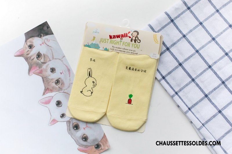 Chaussettes Courtes Femme Chaussette Basse Coupée Asymétrie Créatif Le Nouveau