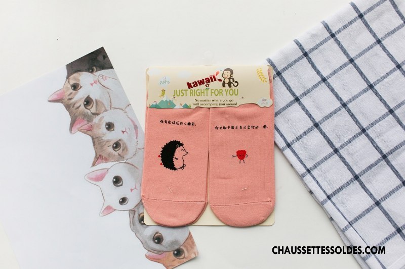 Chaussettes Courtes Femme Chaussette Basse Coupée Asymétrie Créatif Le Nouveau