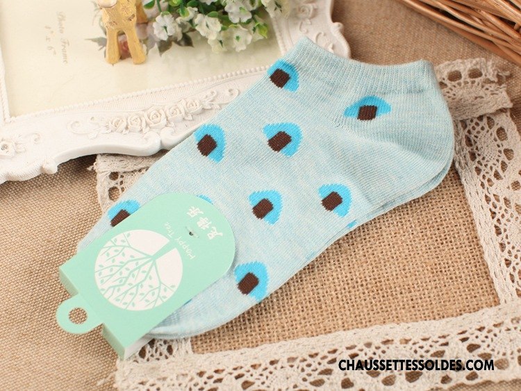 Chaussettes Courtes Femme Chaussette Basse Coupée Beige Style Chaud Chaussette Courte Anti-odeur 100% Coton Couleurs De Bonbons Blanc