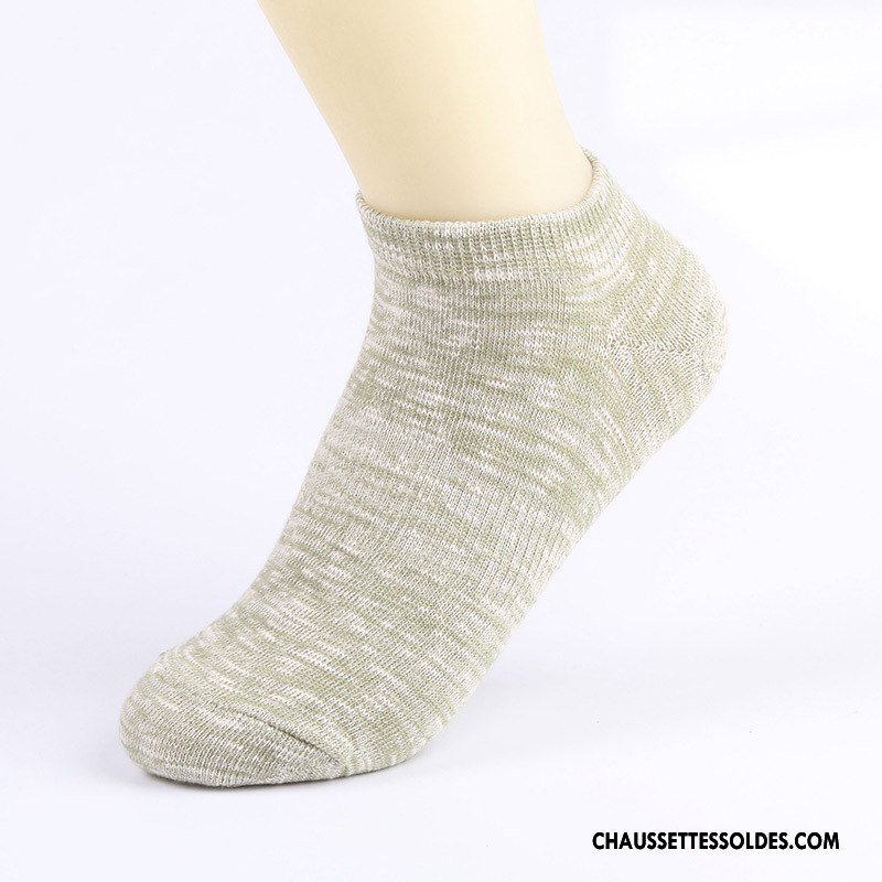 Chaussettes Courtes Femme Chaussette Basse Coupée Personnalité Dame Simple Nouveau Coloré Clair