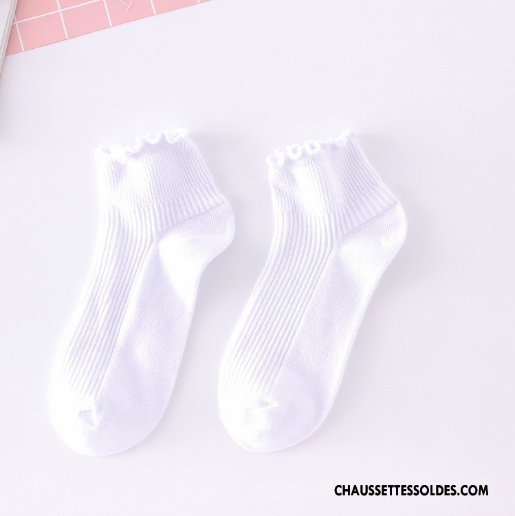 Chaussettes Courtes Femme Chaussette Basse Coupée Printemps Enceintes Été Bois Chaussettes En Coton Pure Rouge Rose