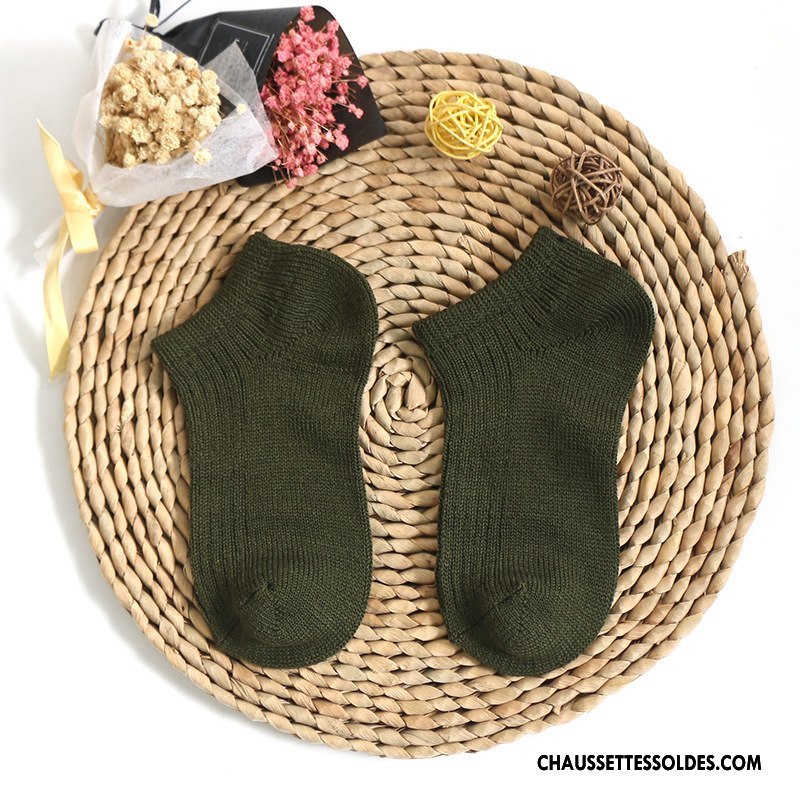 Chaussettes Courtes Femme Chaussette Basse Coupée Tous Les Assortis 100% Coton Le Nouveau Dame Coton Bio Bordeaux