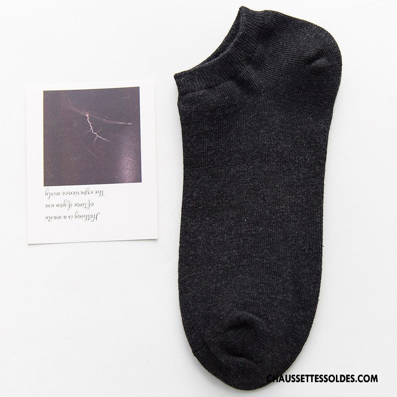 Chaussettes Courtes Femme Chaussette Courte Absorber La Sueur Invisible Mouvement Homme Chaussettes En Coton Bleu Marin Clair