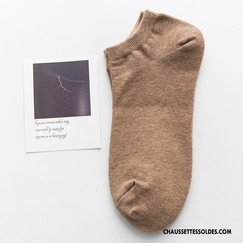 Chaussettes Courtes Femme Chaussette Courte Absorber La Sueur Invisible Mouvement Homme Chaussettes En Coton Bleu Marin Clair